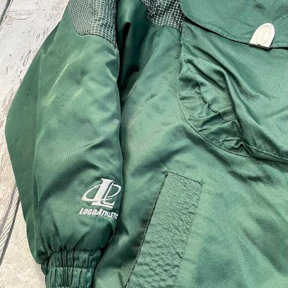 Vintage 1990s Green Bay Packers Pro Line Logo Athletic NFL Football Jacket - Picture 4 of 15